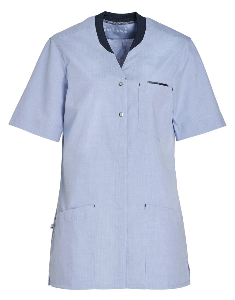 JW line tunika dame lyseblå Jyden Workwear