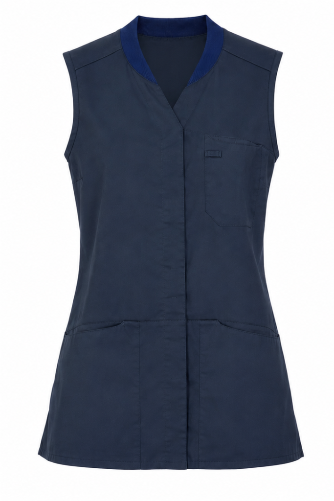 Contour - damevest - navy - P0338101